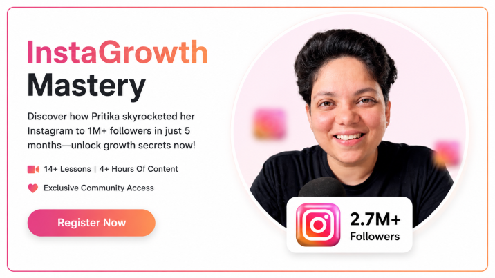 Pritika Loonia Instagram Growth Webinar | 1M Followers Strategy Training