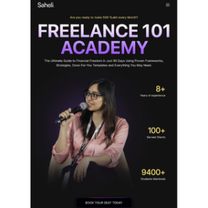 Freelance 101 by Saheli Chatterjee